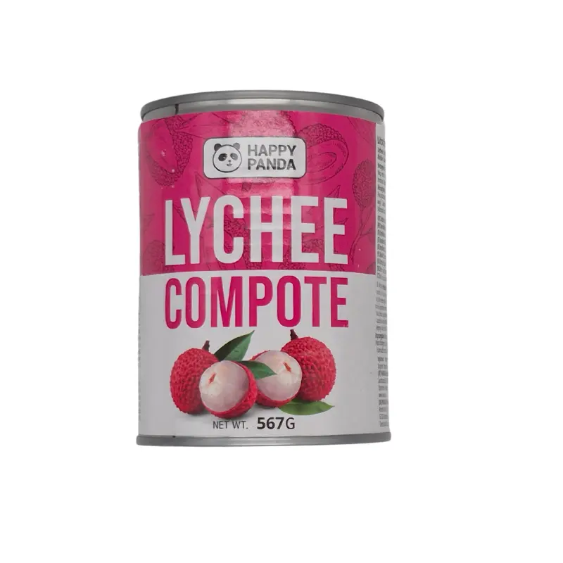 HAPPY PANDA LYCHEE COMPOTE 