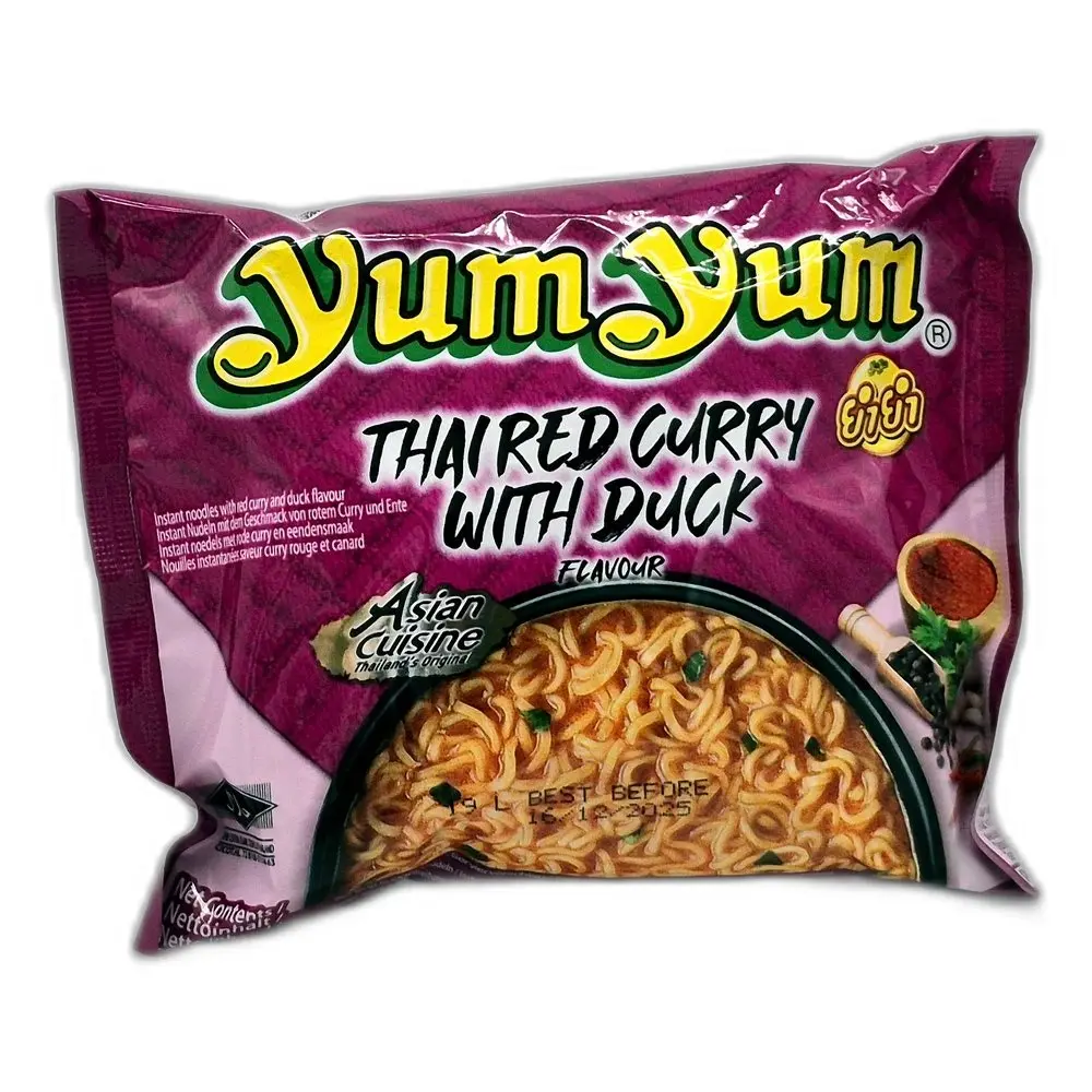 Nudeln Thai red curry Yumyum 60g