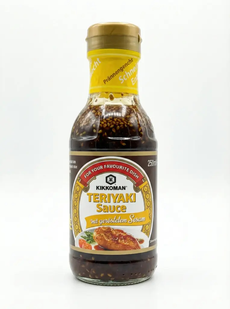 KIKKOMAN TERIYAKI Sauce mit geröstetem Sesam