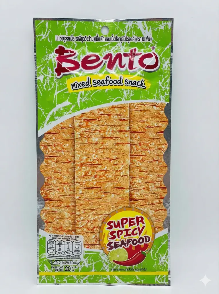 Bento Mixed Seafood Snack Super Spicy Seafood