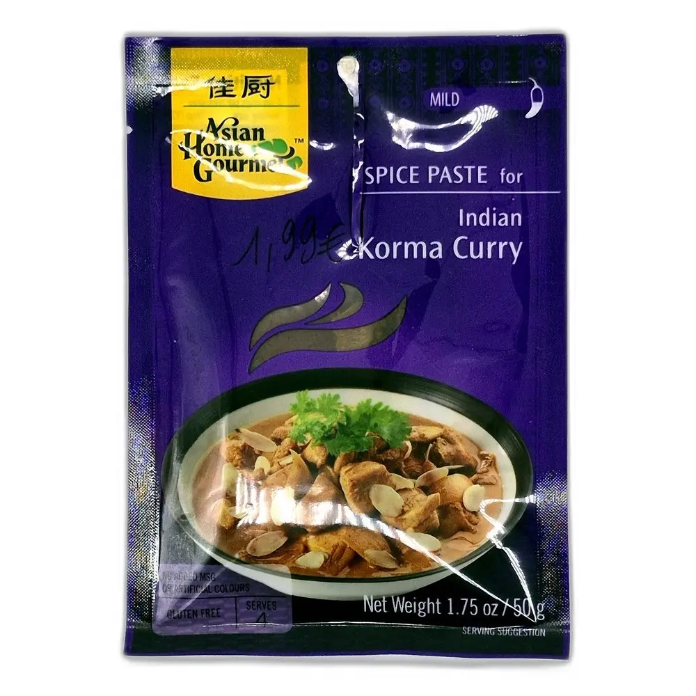 Asian Home Gourmet Spice Paste for Indian Korma Curry
