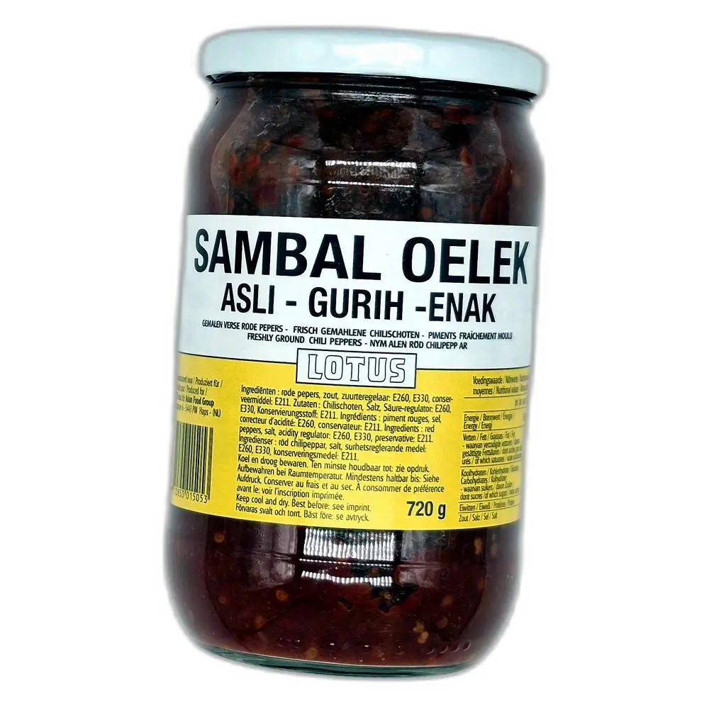 Sambal Oelek Asli - Gurih -Enak Lotus 