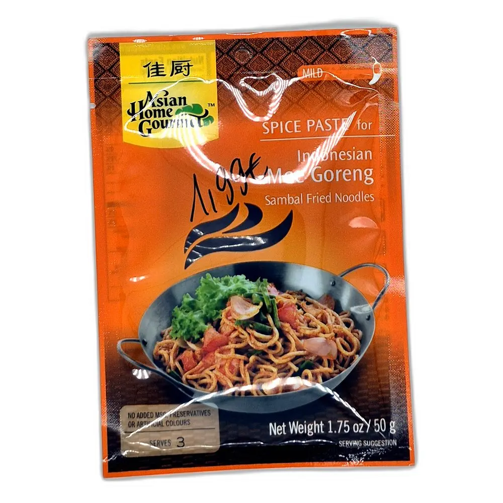 Asian Home Gourmet SPICE PASTE for Indonesian Mee Goreng Sambal Fried Noodles