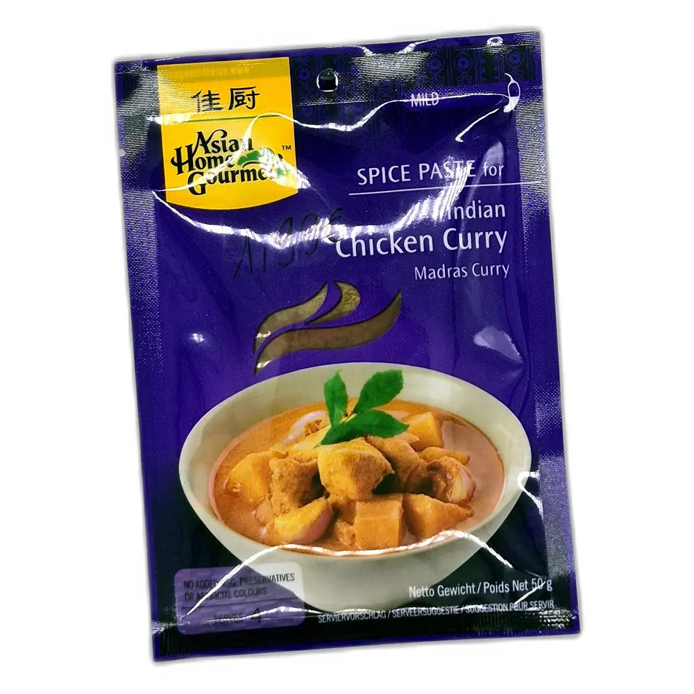 Asian Home Gourmet SPICE PASTE for Indian Chicken Curry (Madras Curry)