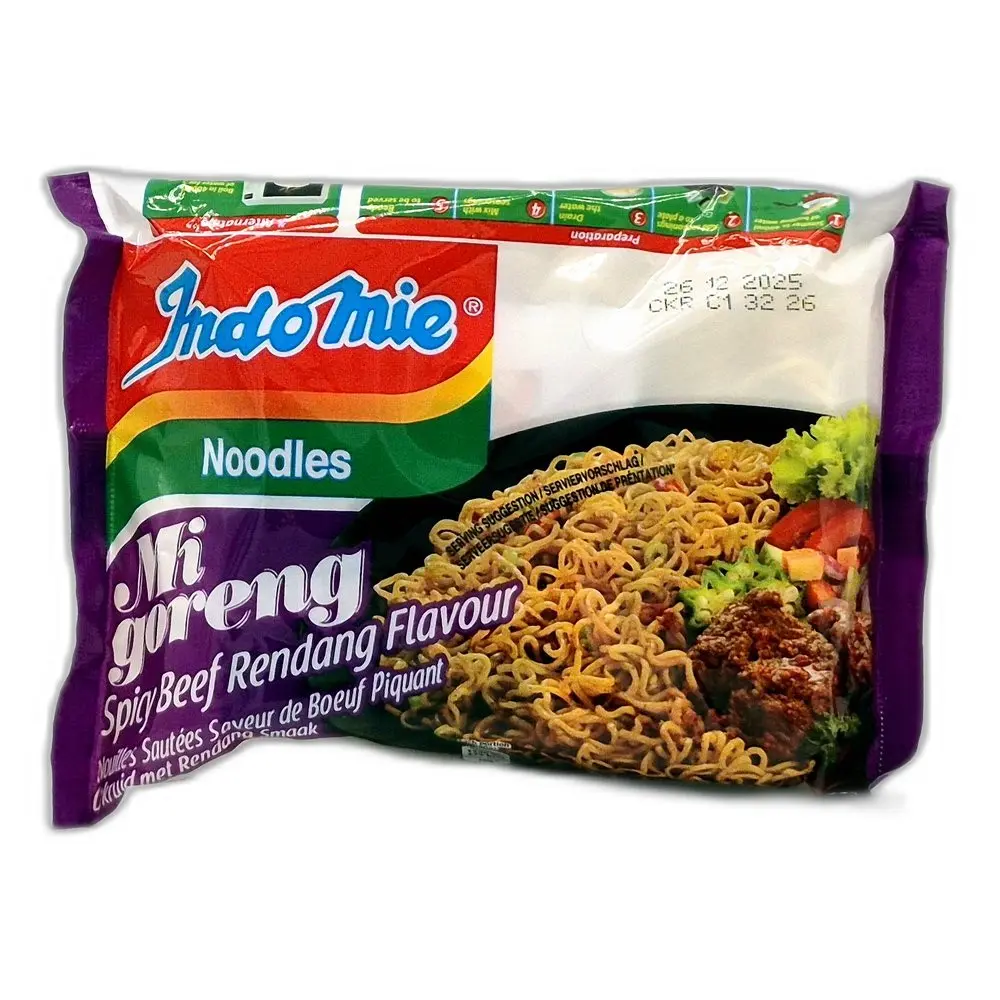 Indomie Mi goreng Spicy Beef Rendang Flavour