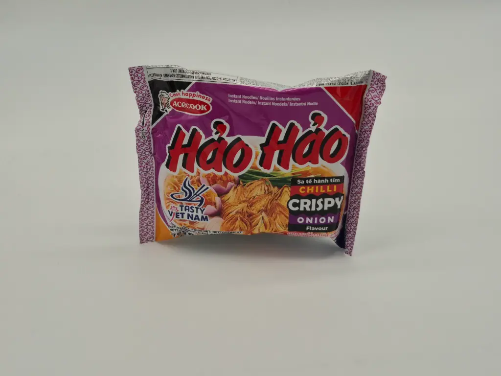 Acecook Hảo Hảo Sa tế hành tím CHILLI CRISPY ONION