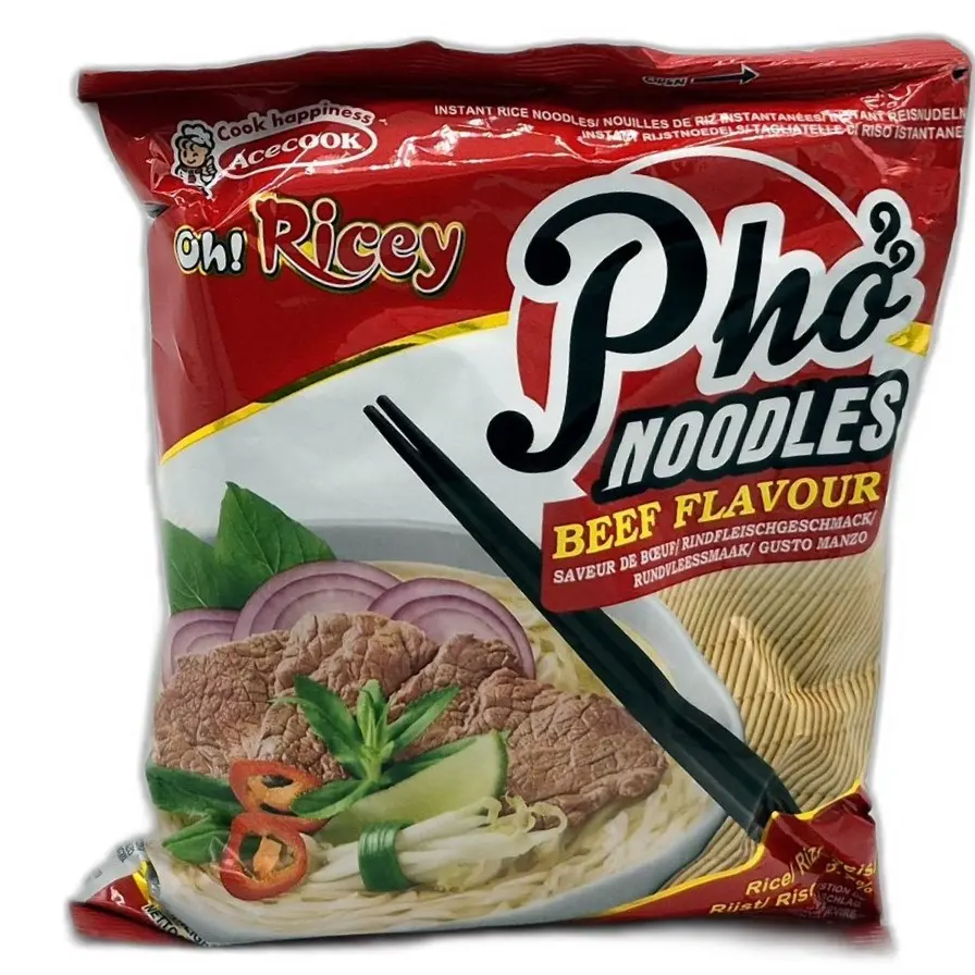 ACECOOK Oh! Ricey Pho NOODLES BEEF FLAVOUR