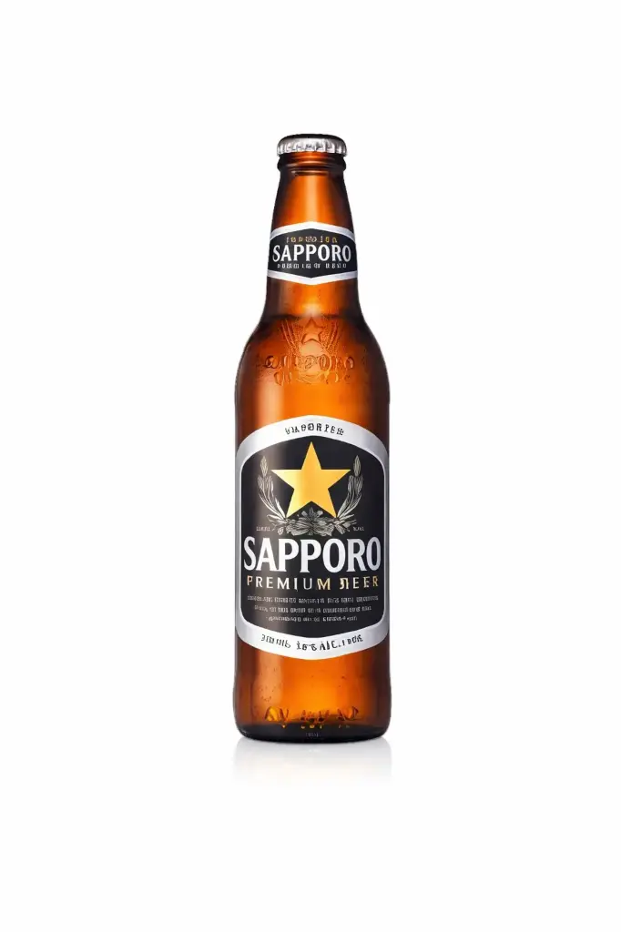 Sapporo bier 4,8% 330ml