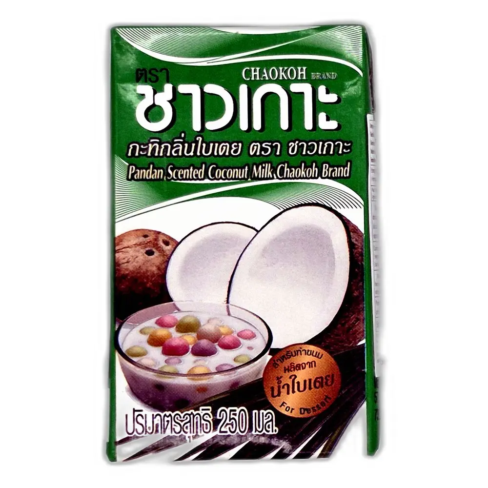 CHAOKOH Pandan Scented Coconut Milk 250ml