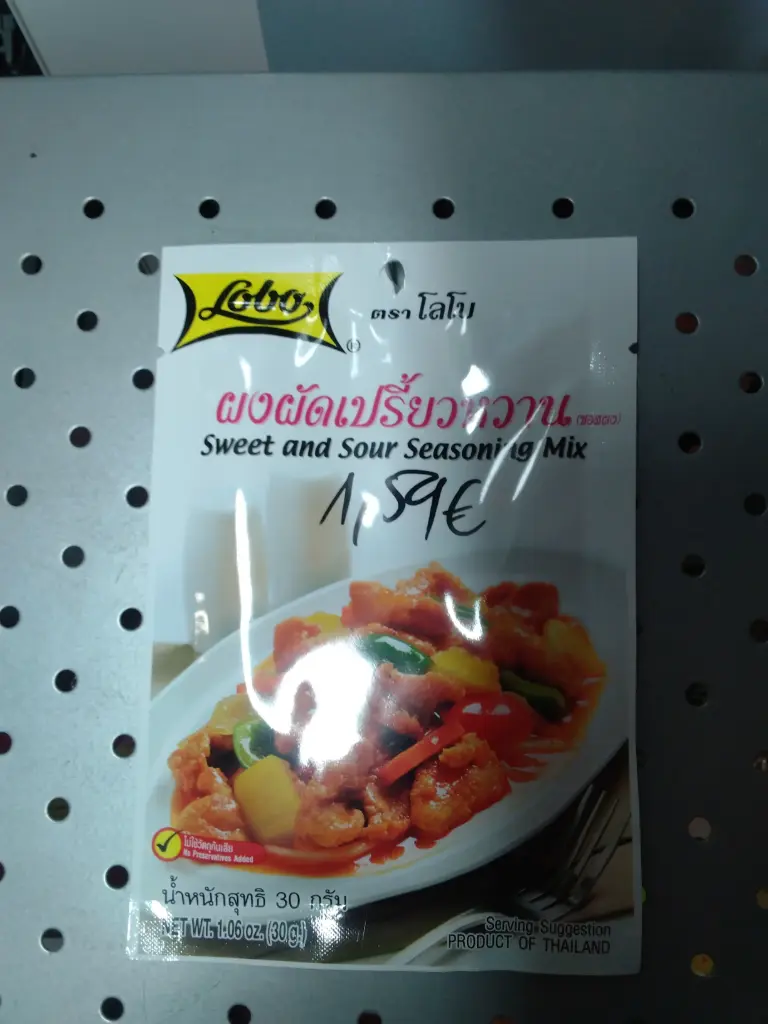 Würzpaste süßsaure Sauce LOBO Btl 30g