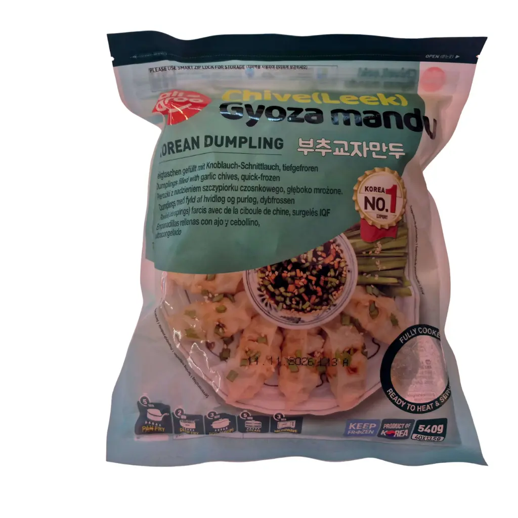 Chive (Leek) Gyoza mandu KOREAN DUMPLING