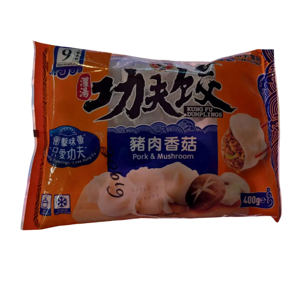 KUNG FU DUMPLINGS Pork & Mushroom
