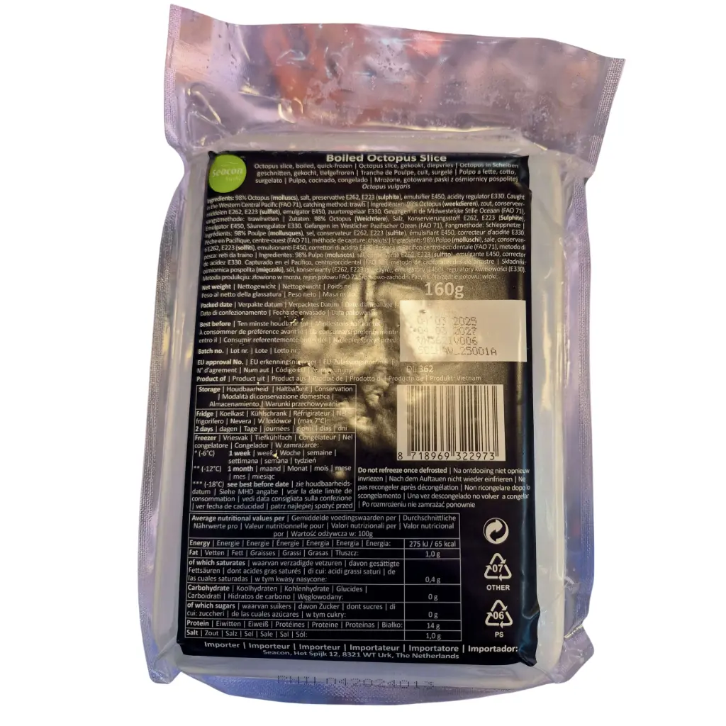 Boiled Octopus Slice