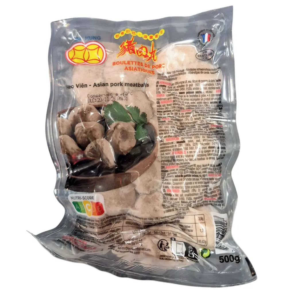 AN HUNG Boulettes de Porc Asiatiques – Heo Viên (Asian pork meatballs)