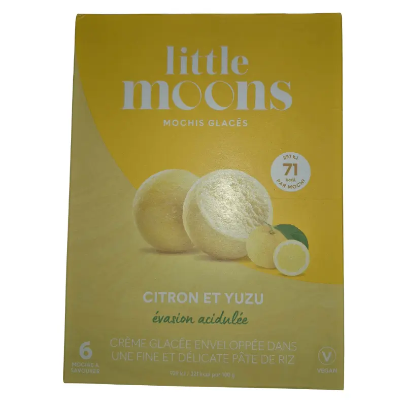 Little Moons Mochi-Eis Zitrone & Yuzu