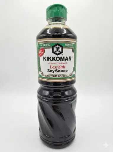 KIKKOMAN NATURALLY BREWED Less Salt Soy Sauce