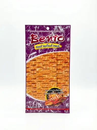 Bento Mixed Seafood Snack Roasted Chilli Sauce Grill Squid