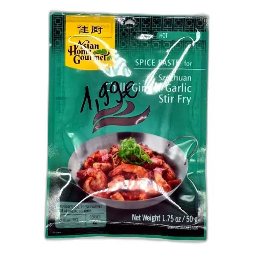 Asian Home Gourmet SPICE PASTE for Szechuan Garlic Stir Fry