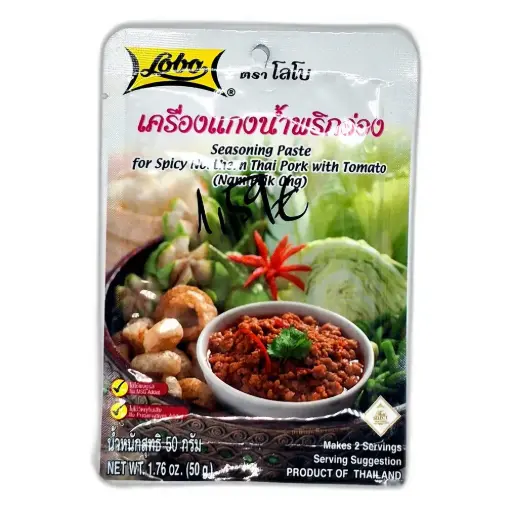 Lobo Seasoning Paste for Spicy Thai Pork with Tomato (Nam Prik Ong)