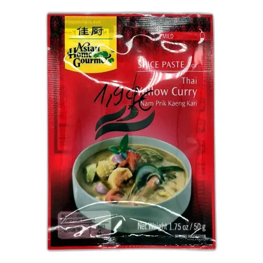 Asian Home Gourmet SPICE PASTE Thai Yellow Curry (Nam Prik Kaeng Kari)