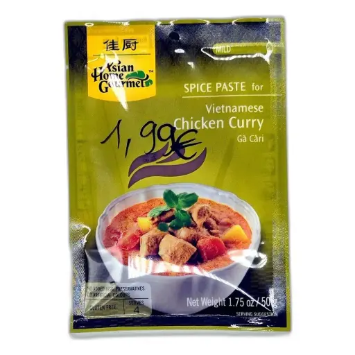 Asian Home Gourmet SPICE PASTE for Vietnamese Chicken Curry (Gà Cari)