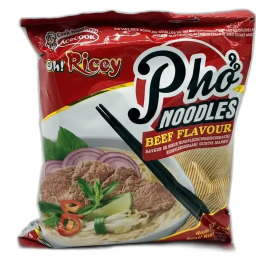 ACECOOK Oh! Ricey Pho NOODLES BEEF FLAVOUR
