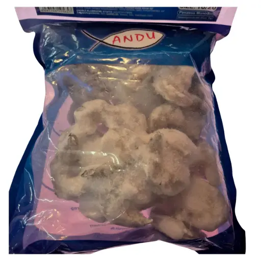 ANDU BLACK TIGER GARNELEN MIT KOPF, MIT SCHALE, ROH, GLASIERT, IQF Penaeus monodon