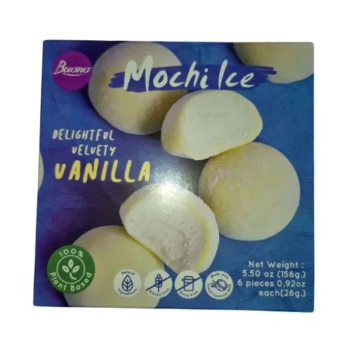Mochi Ice Delightful Velvety Vanilla