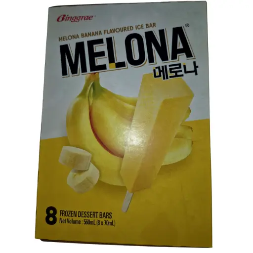 MELONA Melona Banana Flavoured Ice Bar