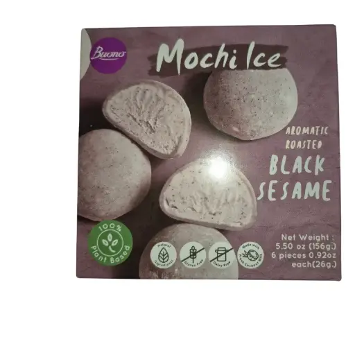 Mochi Eis gerösteter schwarzer Sesam